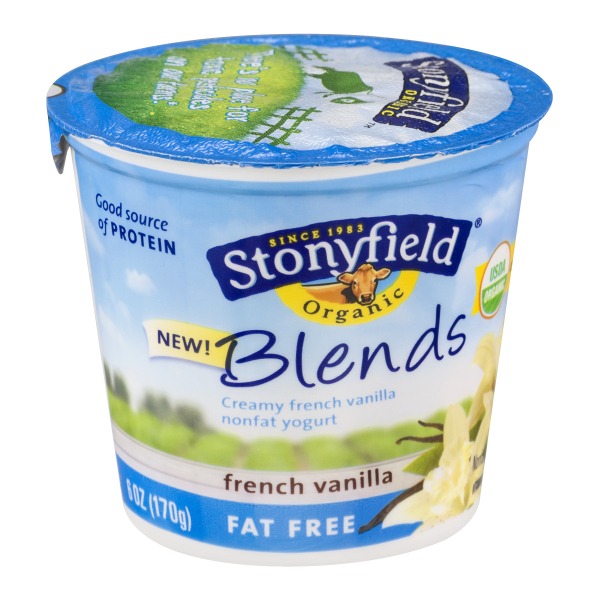 Stonyfield Organic Organic 0 Smooth And Creamy Nonfat French Vanilla