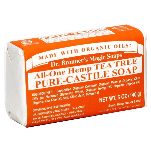 Dr. Bronner's Organic Tea Tree Soap Bar from Plum Market Instacart