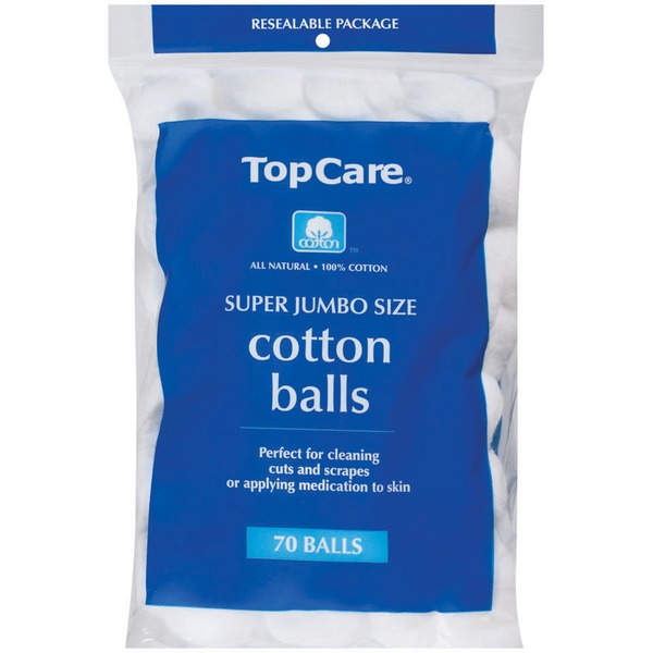 TopCare Super Jumbo Size Cotton Balls from Key Food Instacart