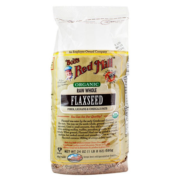 Bob's Red Mill Organic Whole Raw Natural Flaxseed