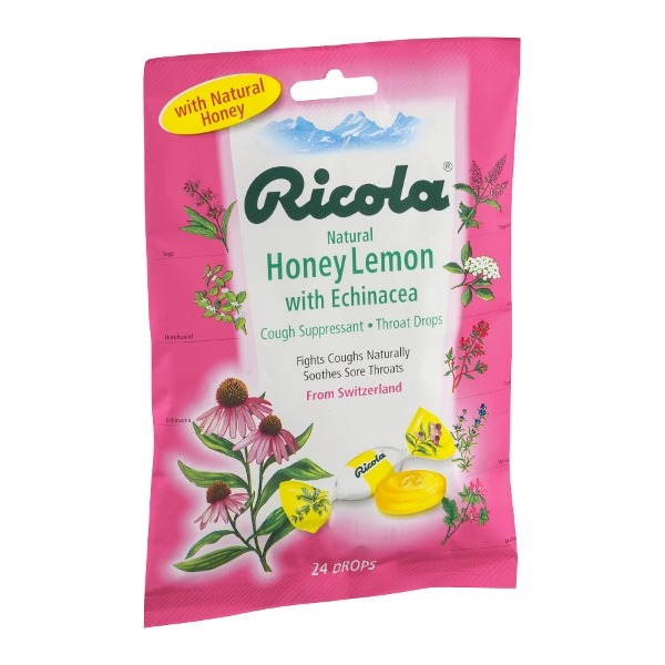 Ricola Honey Lemon With Echinacea Cough Drops