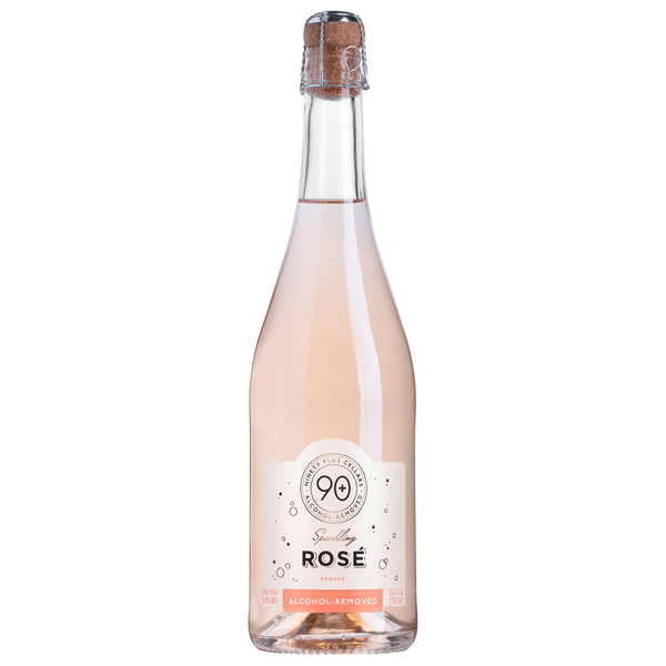 90+ Cellars Lot 229 Non-Alcoholic Sparkling Rosé, France, 750mL