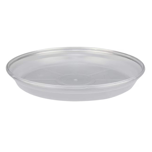 allen + roth 11.54-in Translucent Plastic Plant Saucer