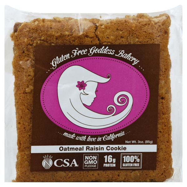 Gluten Free Goddess Bakery Cookie, Oatmeal Raisin (3 oz) Instacart