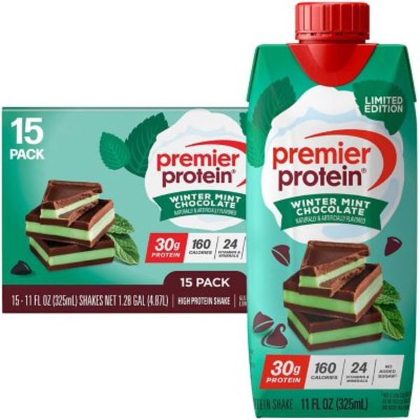 Premier Protein 30g Protein Winter Mint Chocolate High Protein