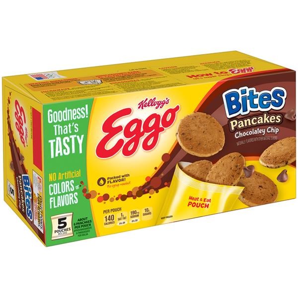 Kellogg's Eggo Bites Frozen Pancakes Chocolatey Chip (6 ct) from Cub