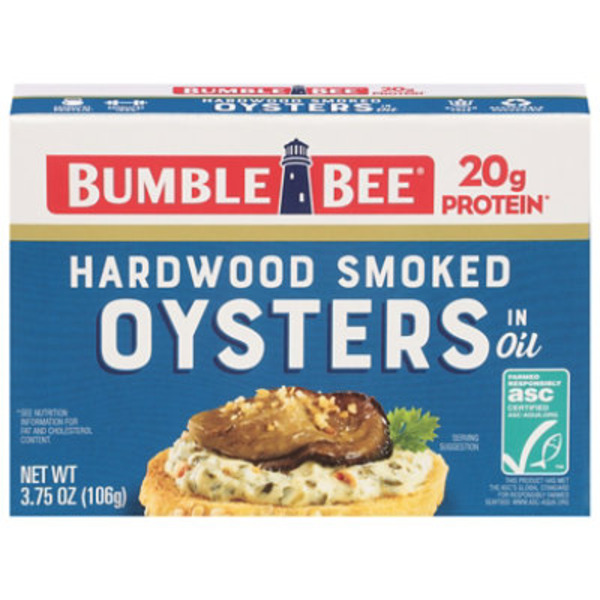 Bumble Bee Hardwood Smoked Oysters in Oil