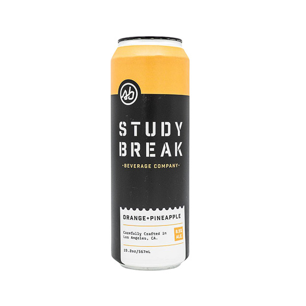 Study Break Orange + Pineapple Hard Seltzer Same-Day Delivery or Pickup |  Mother's Market