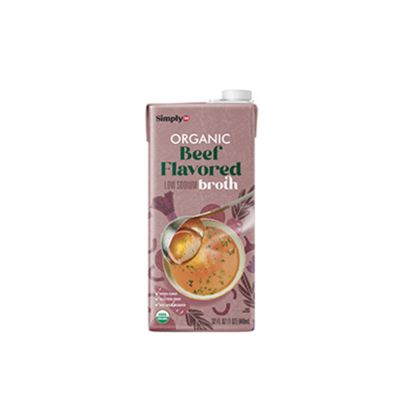 SimplyGo Organic Low Sodium Beef Broth