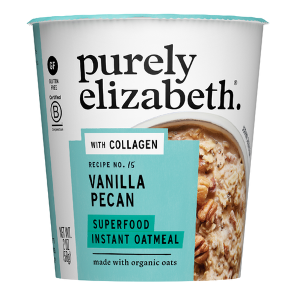 Purely Elizabeth Vanilla Pecan Superfood Oatmeal With Collagen