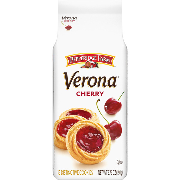 Pepperidge Farm Verona Cherry Thumbprint Cookies Same-Day Delivery