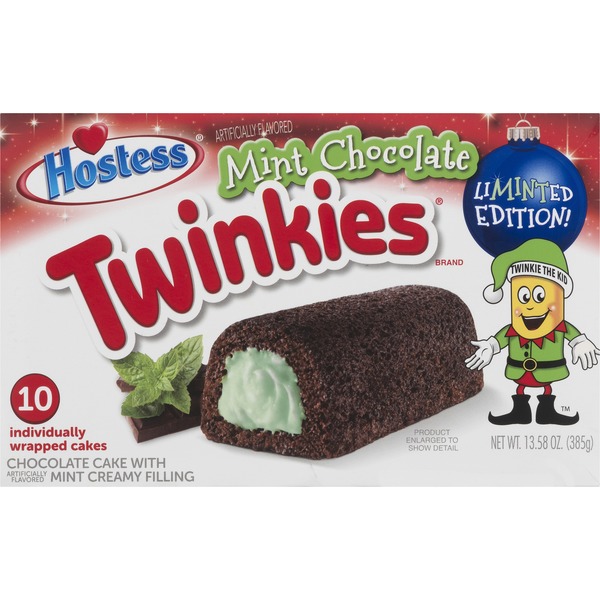 Hostess Cake, Chocolate, Mint, Limited Edition, Twinkies, Box (10 ct