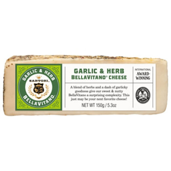 Sartori Cheese, Garlic & Herb