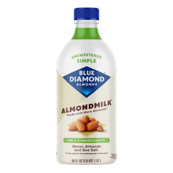 Blue Diamond Unsweetened Simple Almondmilk
