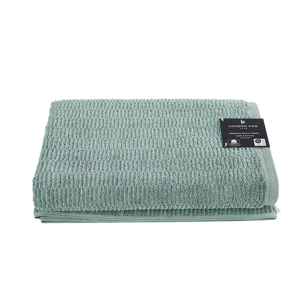 London Fog Textured Bath Towel, 30 x 50 in - Green