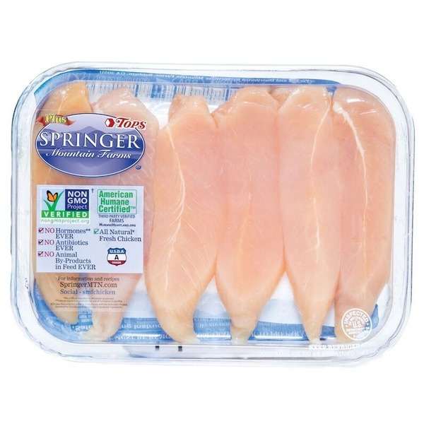 S Ringer Chicken Springer Mountain Farms Boneless & Skinless Chicken Tenders Same-Day ...
