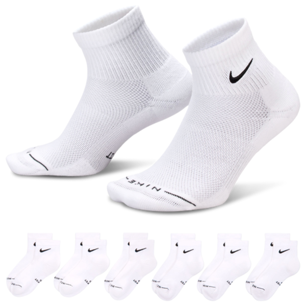 Nike Everyday Elevated Ankle Socks, L - White/Black