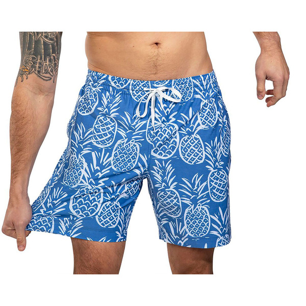 Chubbies Men's Classic Lined 7" Swim Trunks, M - Thigh Napples