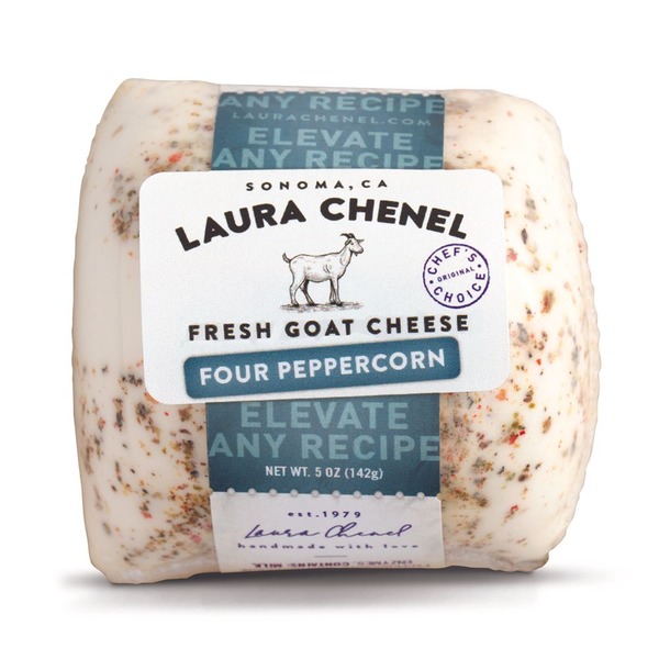 Laura Chenel's Chèvre Four Peppercorn Fresh Goat Cheese Chabis