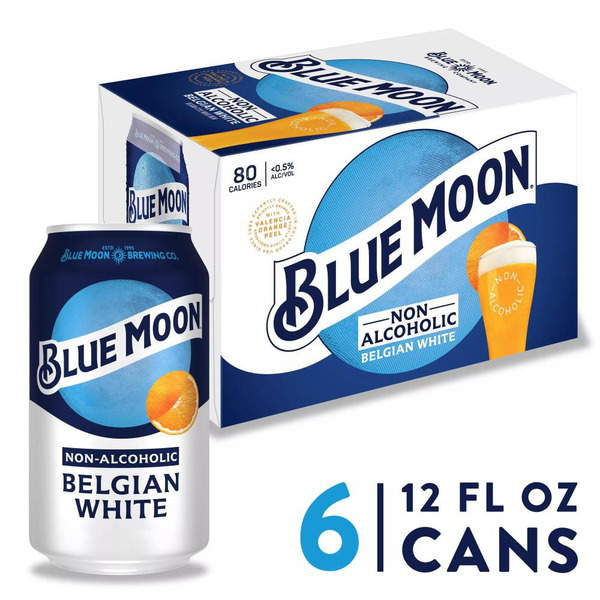 Blue Moon Non-Alcoholic Belgian White Non-Alcoholic Belgian White