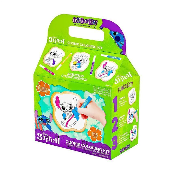 Color A Treat Disney Stitch Cookie Coloring Kit Same-Day Delivery ...