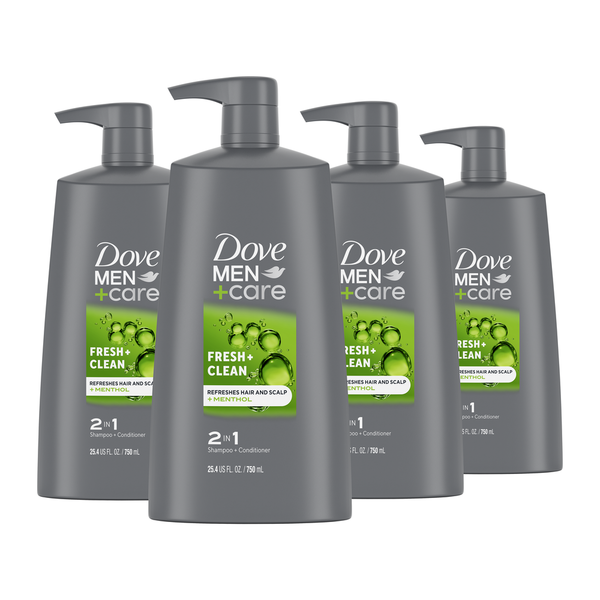 Dove Men+Care 2-in-1 Shampoo And Conditioner Fresh And Clean - 25.4 fl oz