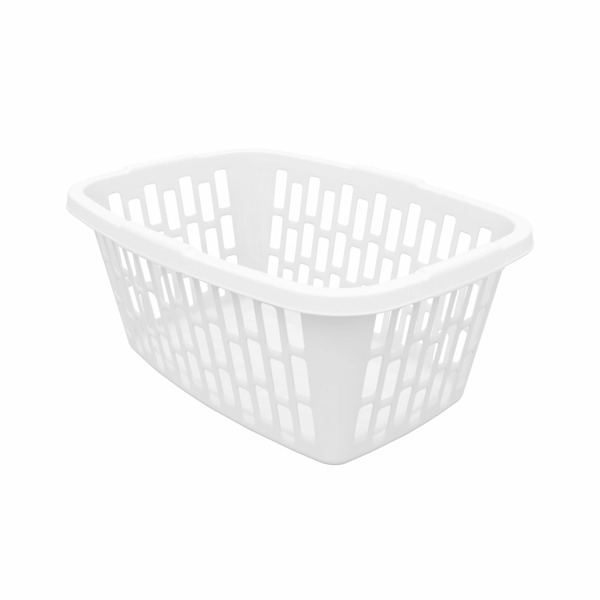 Large Rectangle Net White Walmart Mainstays 1.5 Bushel Rectangular Laundry Basket - White Same ...