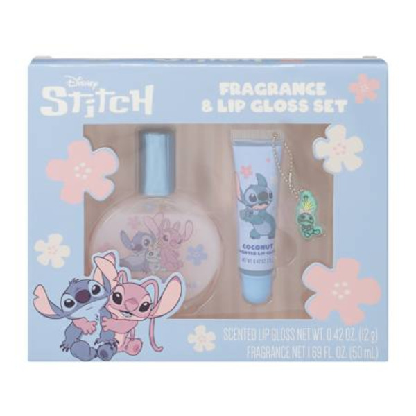 Disney Stitch Fragrance & Lip Gloss Set