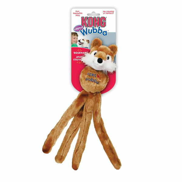 Kong Large Wubba Friend Squeaker Dog Toy