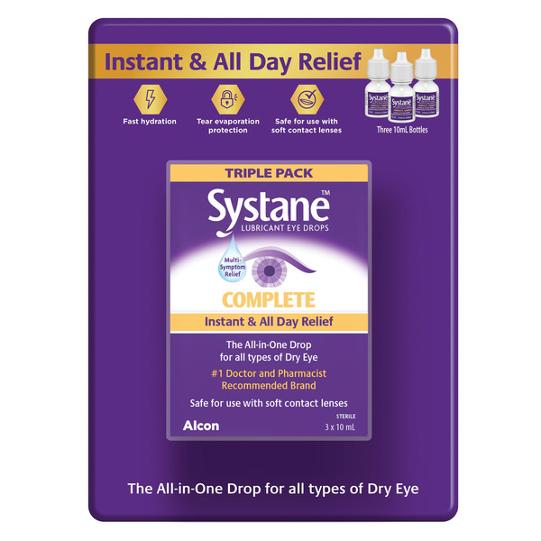 SYSTANE Complete Lubricant Eye Drops in Bottles