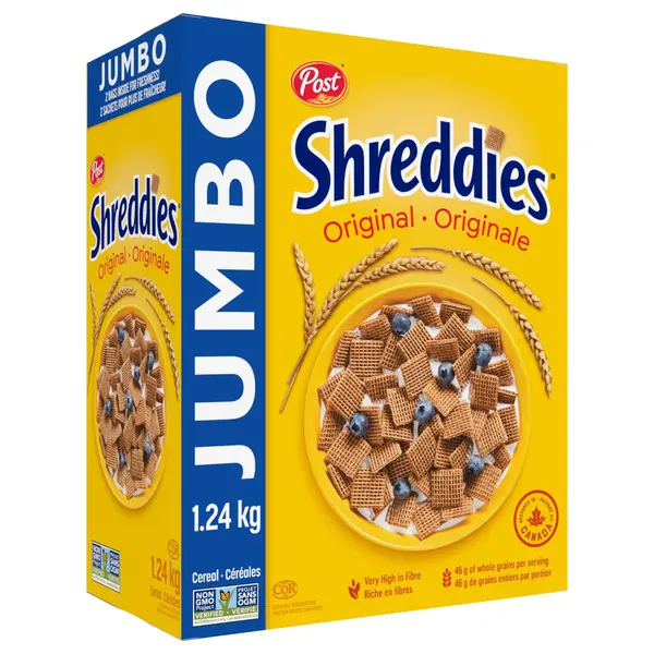 Post Jumbo Shreddies Cereal