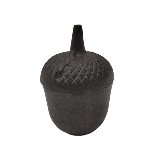 Ashland Acorn Cast Iron Container
