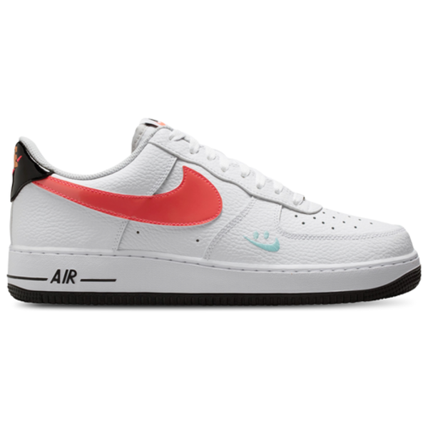 Nike Men's Air Force 1 '07 Shoes, Size 10 - White/Black/Flash Crimson