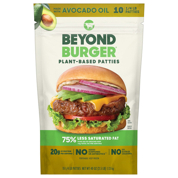 Beyond Meat Plant-Based Patties, 4 oz, 10-count