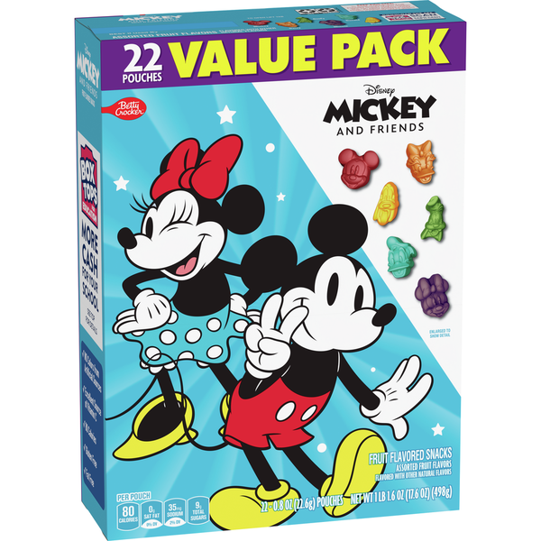 Betty Crocker Disney Mickey and Friends Gluten Free Fruit Flavored