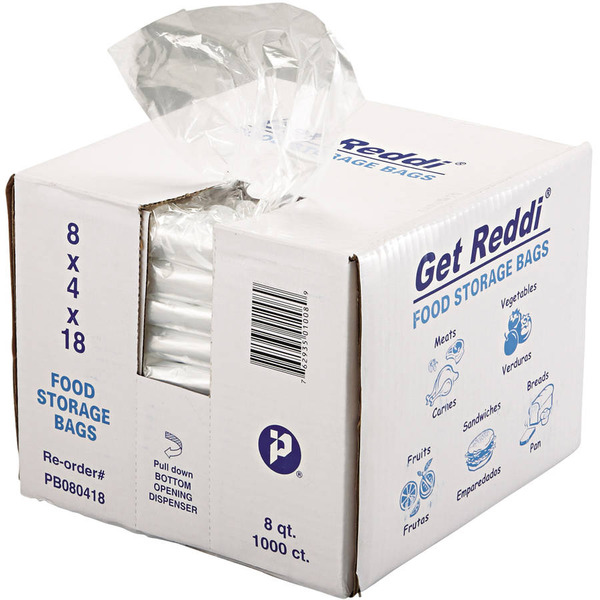 Get Reddi - Freezer Zipper Bags, 2 gallon size - 100 ct