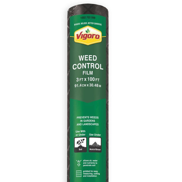 Vigoro 3 Ft. X 100 Ft. Weedblock Weed Barrier Landscape Fabric With Microfunnels