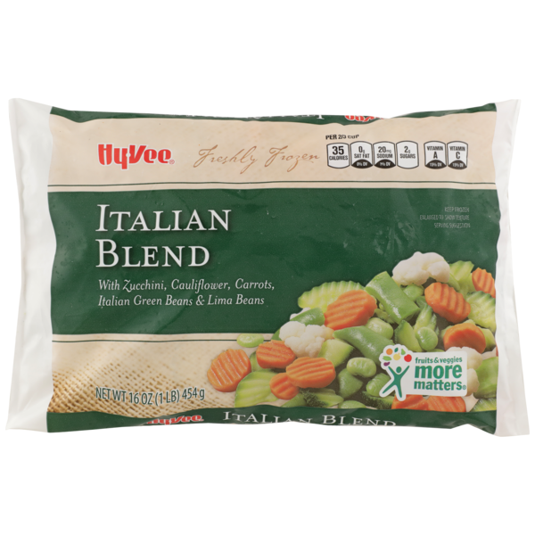 HyVee Freshly Frozen Italian Blend With Zucchini, Cauliflower, Carrots