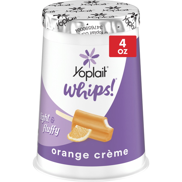 Yoplait Whips Orange Creme Reduced Fat Yogurt Mousse Cup Same-Day