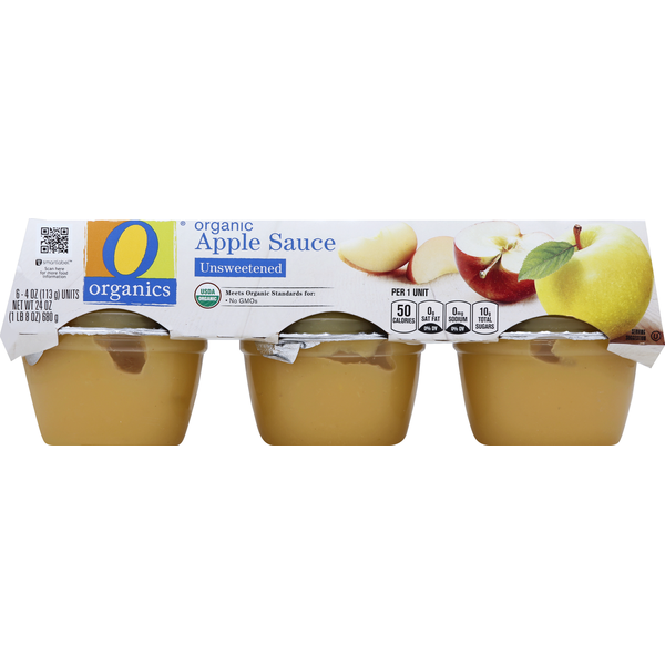 O Organics Apple Sauce, Organic, Unsweetened