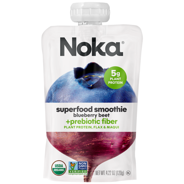 NOKA Organic Superfood Smoothie, Blueberry Beet Same-Day Delivery