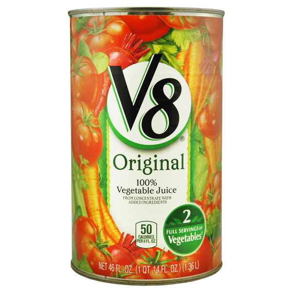 V8 - Vegetable Juice - 12/46 oz cans
