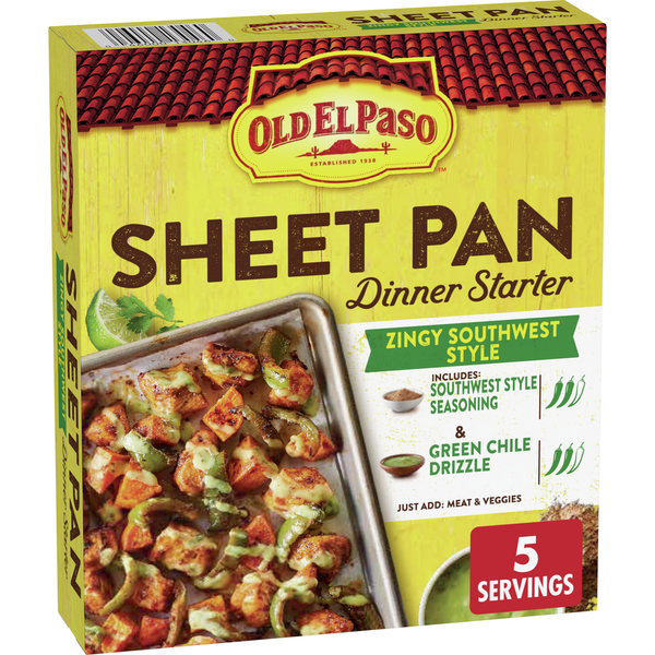 Old El Paso Zingy Southwest Style Sheet Pan Dinner Starter Same