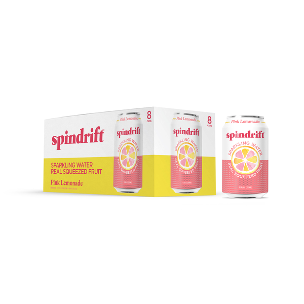 Spindrift Unsweetened Pink Lemonade Sparkling Water