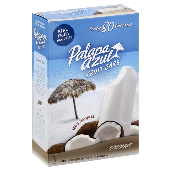 Palapa Azul Fruit Bars, Coconut (4 each) Instacart