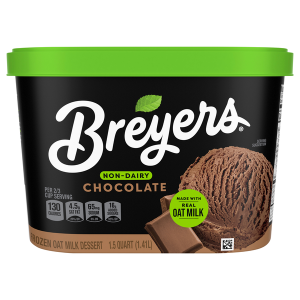 Breyers Frozen Oat Milk Dessert, Chocolate, Non-Dairy
