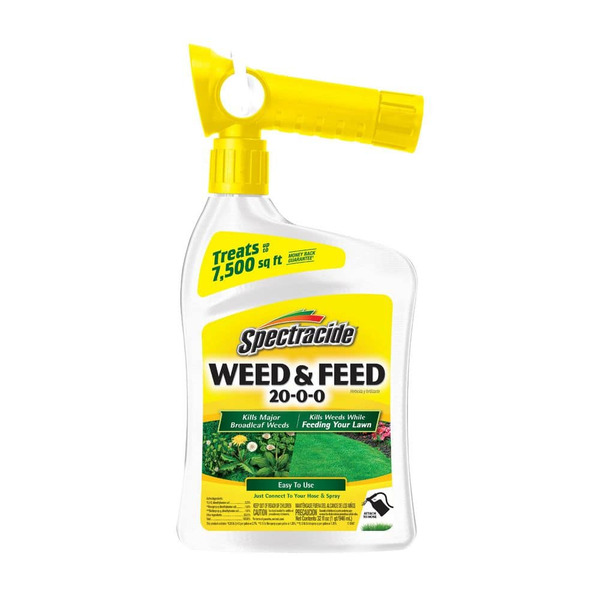Spectracide 32 Oz. 7,500 Sq. Ft. Ready-to-spray Weed And Feed Liquid Lawn Fertilizer