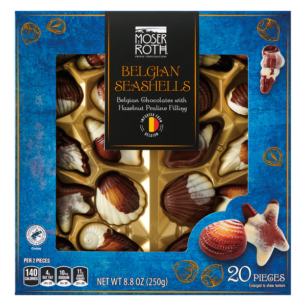 Moser Roth Belgian Chocolate Seashells Same-Day Delivery or Pickup