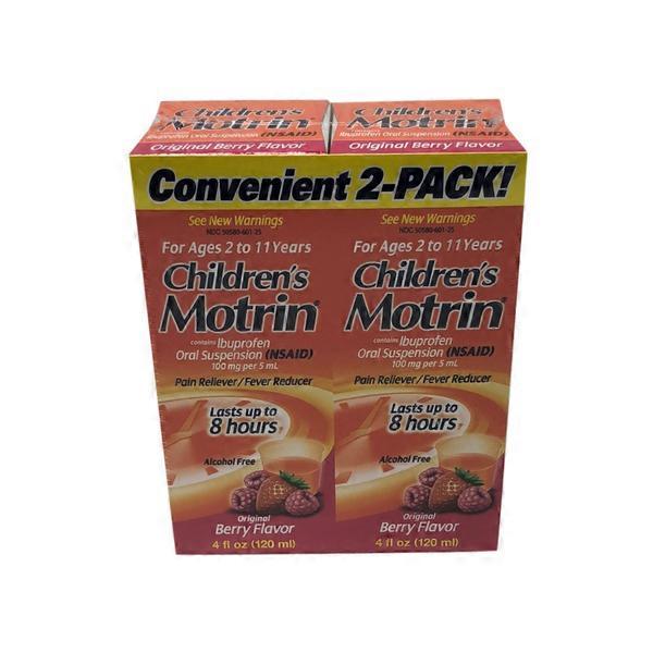 Motrin Children's Berry Flavored Pain Reliever & Fever Reducer (4 fl oz