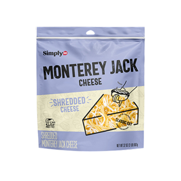 SimplyGO Shred Monterey Jack Cheese
